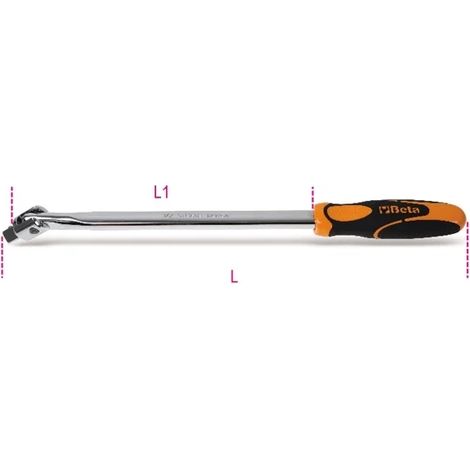 Carré mâle 1/2 bêta 920/36a avec poignée articulée - 408 mm