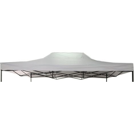 Rebecca Mobili Copertura Ricambio Gazebo Bianco Poliestere Oxford 800D 3x4,5 (1/4)