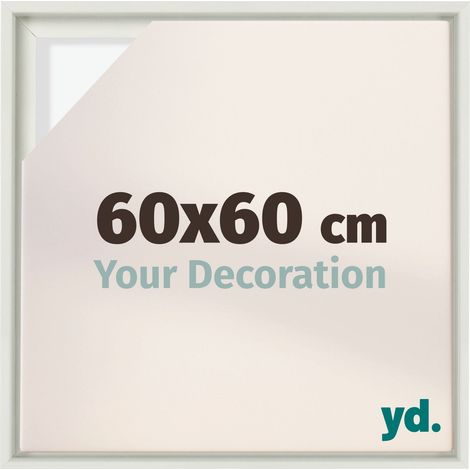 Your Decoration - Cadre flottant - Blanc Mat - Cadre en caisse américaine pour toile sur chassis - MDF - Lyon (1/5)