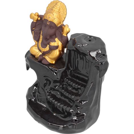Brûleur d'encens à reflux, porte-encens cascade de bureau, ornement pour sauna, spa et aromathérapie - Type 2 (1/5)