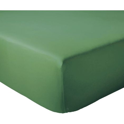 Drap housse coton EVASION Bonnet de 30 cm 90x190 cm (1/5)