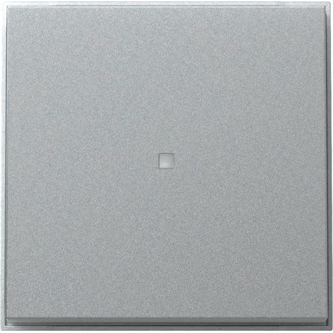 Schalter Gira 329065 Aluminium mit Kontrollfenster