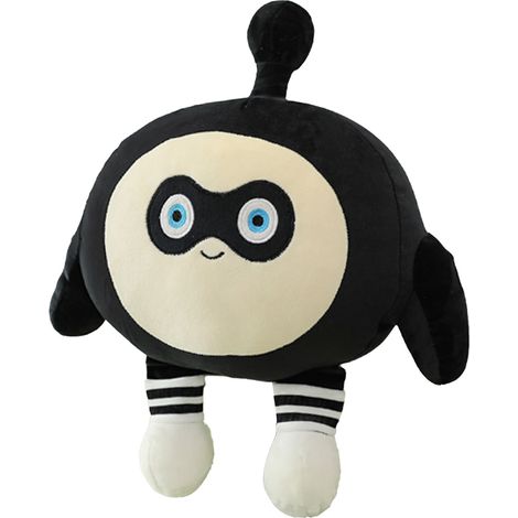 Adorables peluches douces à câliner, motifs de dessins animés, pour adultes et enfants (garçons et filles), idéales pour les anniversaires et Noël, noires, 50 cm / 19,7 pouces (1/5)