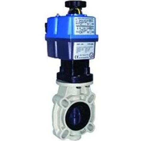 Válvula mariposa Cepex 30287 eléctrica PVC-U 90 mm