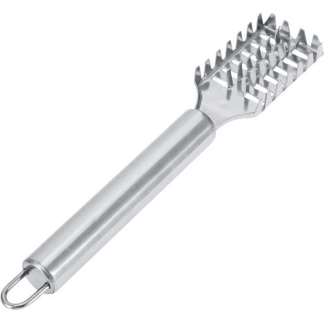 Fish Scaler Fish Knives Stainless Steel Handle Fish Scraper Scale Fish Cleaning Tool (1/5)