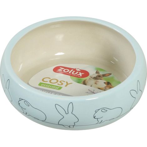 Zolux  COSY  Ciotola in ceramica anti-schizzi per roditori - Blu 250 ml