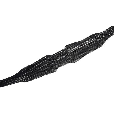 HellermannTyton 170-12500 HEGP25-PET-BK Geflechtschlauch Schwarz Polyester 18 bis 34 mm 50 m