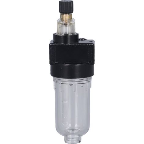 Séparateur eau-huile G1/4 femelle filtre lubrificateur pneumatique pour air comprimé 0.05-1MPa AL2000 aluminium+PC (1/5)