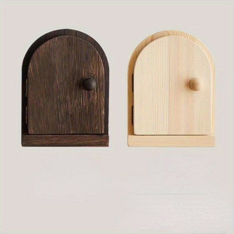 Cache-Prise Électrique - Bois De Tung - Décoration Murale Pour Prises - 1 Pièce (1/5)