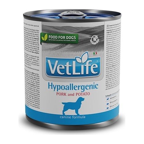 Farmina Dog Vet Life Hypoallergenic Maiale e Patate  - Farmina Dog Vet Life Hypoallergenic Maiale e Patate - Lattina Da 300 Gr (1/3)