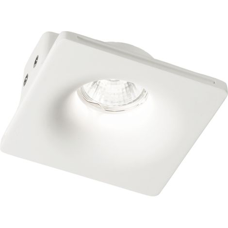 Lampada Da Incasso Moderna Zephyr Gesso Bianco 1 Luce Gu10 D12 (1/2)