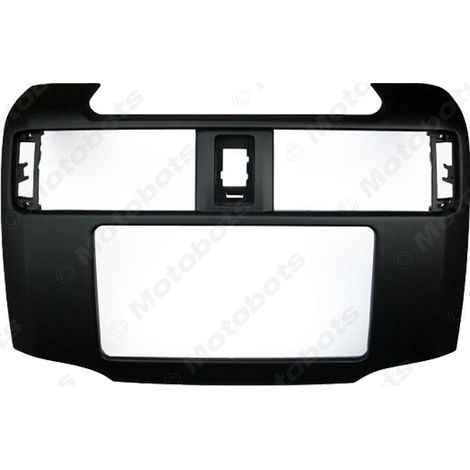 Compatible avec Toyota 4 Runner (modèle 2009) : cadre de conversion audio 2DIN pour lecteur DVD, navigation et CD.