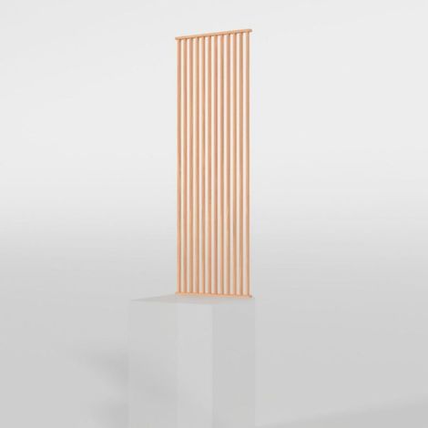 Cloison amovible en pin massif H.203 cm – Largeur 80 cm – Épaisseur 5 cm – Séparation décorative pour espaces intérieurs (1/5)