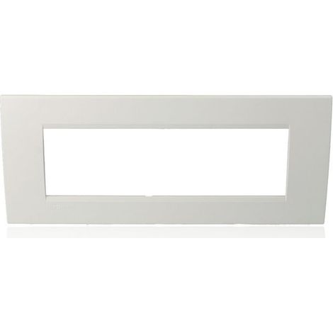 Bticino livinglight placca 7 moduli colore bianca lna4807bi (1/6)