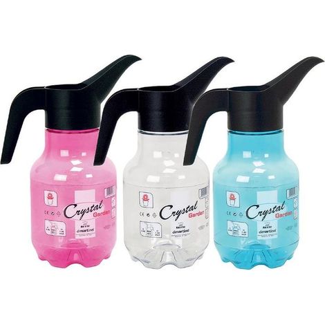 Gießkanne dimartino® CRYSTAL 2 Liter, Kunststoff, Farbmix