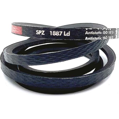 Courroie trapézoidale lisse Optibelt Red Power 3 SPZ1887 Ld