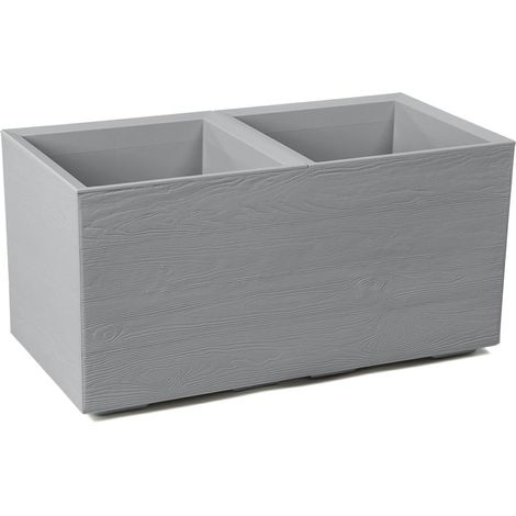 Vaso da fiori Betonique, in cartone riciclato, grigio