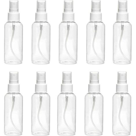 Lot de 10 Flacon pulvérisateur, 30 ml, Flacon pulvérisateur vide, Mini flacons rechargeables, Convient pour la maison et les voyages, 29x29x102mm (1/5)