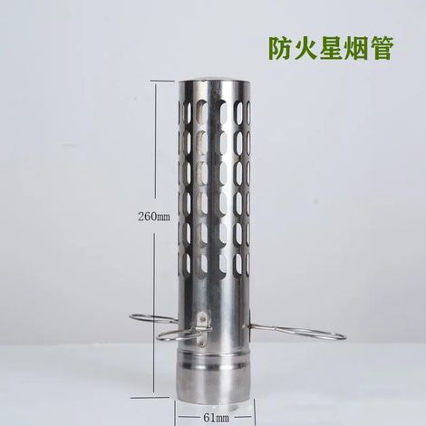 Pièces détachées pour cheminée de poêle de camping portable, accessoire pour poêle à bois portable, tube de cheminée, réchauds de cuisine portables (1/5)