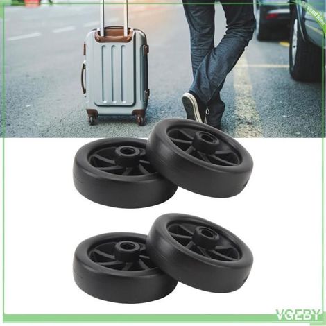 Roue à bagages - FAFEICY - Pack 4 - PVC silencieuse - Durable anti-usure - Remplacement facile (1/5)