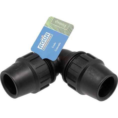 CODO 20mm (1/2")  AQUA CONTROL. PARA USO EN JARDINES Y TERRAZAS TANTO EN INTERIOR COMO EN EXTERIOR.
