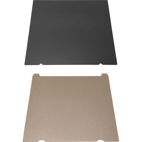 Plaque de construction d'imprimante 3D texturée PEI, lit d'impression en acier à ressort PEO avec Base magnétique 315X310MM pour K1 Maximum (1/5)