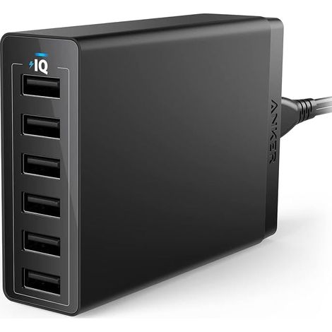 Chargeur Secteur USB Powerport à 6 Ports (60W) (1/5)