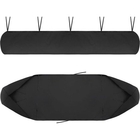 Housse de Auvent Jardin Protection (5M Noir), BâChe Sac de Rangement 210D Oxford Contre Les UV Anti-poussière étanche Contre la Neige et la Pluie en Hiver, Pour Canopy Shelter De Terrasse Meubles (1/4)