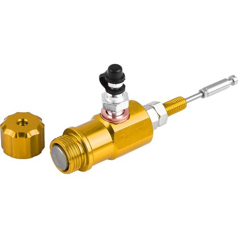 Maître-cylindre hydraulique moto, pompe de transfert avec tige d'embrayage et frein, système complet, couleur or, kit de rechange universel. (1/5)