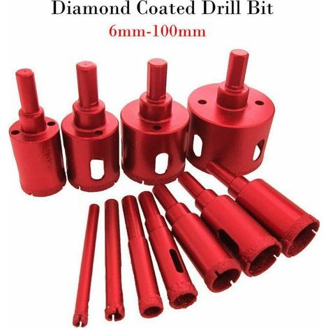 Foret Diamant - 20 mm - Pour Perçage Verre Carrelage Céramique Marbre Porcelaine - Compatible Perceuse Électrique Standard - 1 Pièce (1/5)