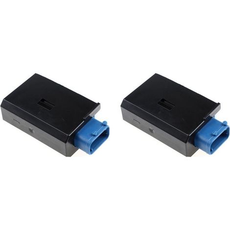 Adecuado para dos servomotores (67111393999, 67111387607) para actuadores de cerradura de puerta trasera izquierda/derecha, aplicable a los modelos E34, E36, M3, Z3, 320I, 518I de 1990 a 2003.