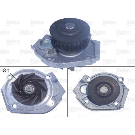 Pompe à eau, refroidissement du moteur Valeo 506967 ABARTH 1334190 1334251