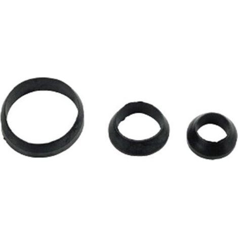 Kit di guarnizioni coniche per canotti idrobric, misure 3/8 - 1/2 - 3/4 - 1 pollice, idb p0370