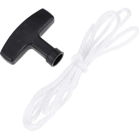 Générateur Démarreur Poignée avec Corde Lanceur Corde Pull Cordon Pelouse Tondeuse Pull Starter Poignée Corde Essence Démarreur Corde de Traction Poignée pour Moteur Générateur (1/5)