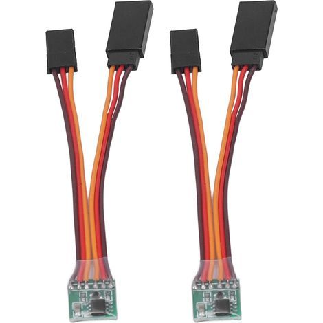 2PCS Inverseur de Signal Servo pour Modèles RC, Avion, Voiture et Bateau (1/5)