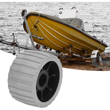 Accessoires pour remorque de bateau : roues de remorque à rouleaux pivotants grises 35 pouces (1/5)