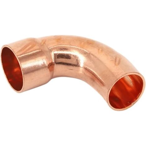 1pc Single Socket 89mmx2.3mm ID Weld Socket End Feed Solder Long Radius Elbow 90 Pipe Fitting (1/5)