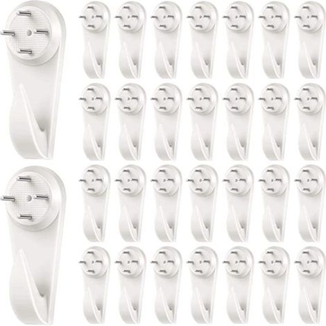 Supply of nail-free and traceless wall nail hooks for home furnishings (20 pieces) (1/5)