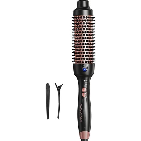 Thermal Brush 38 mm for Blowout Ionic Heating Brush for Creating Beautiful Blowing, Double Voltage Function for Express Blowout, Pink (1/5)