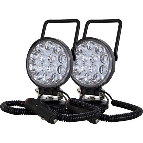 Lampe de travail, faisceau combiné, sortie de haute luminosité, 2 x 42W Projecteur (1/2)