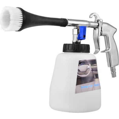 Zoternen Pignon de nettoyage de voiture, Détails à haute pression Le pistolet de lavage avec bouteille en mousse 1L portable pour les portes, les sièges, les tapis (1/5)