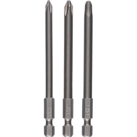 Bosch Schrauberklingen-Set für Phillips-Kreuzschlitzschrauben (PH) 3-tlg. - 2609255966 (1/2)