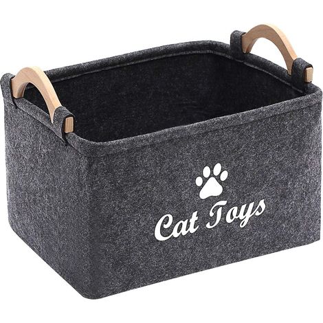 Sac en feutre pour ranger les jouets pour animaux (1/5)