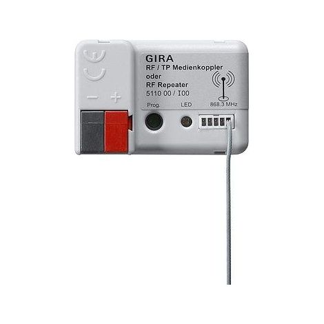 Gira Medienkoppler RF-Repeater negro 40 cm