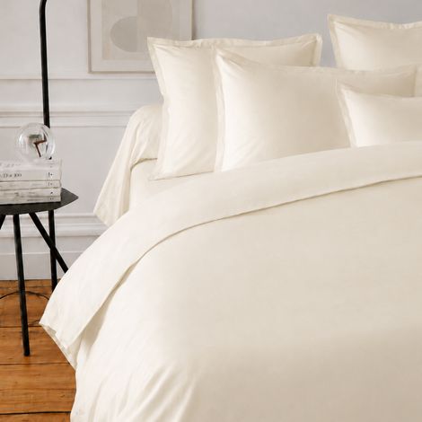 Parure de lit coton uni ALTO Taie 50x70 cm 260x240 cm (1/5)
