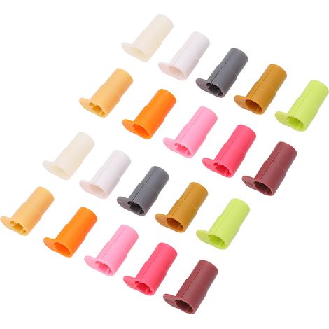 Packung mit 20 Adaptern für Cricut-Stifte, farbenfrohe ABS-Ersatzteile, verschiedene Halter für Druckbleistifte, Ersatzteilset für Schneidemaschinen. (1/5)