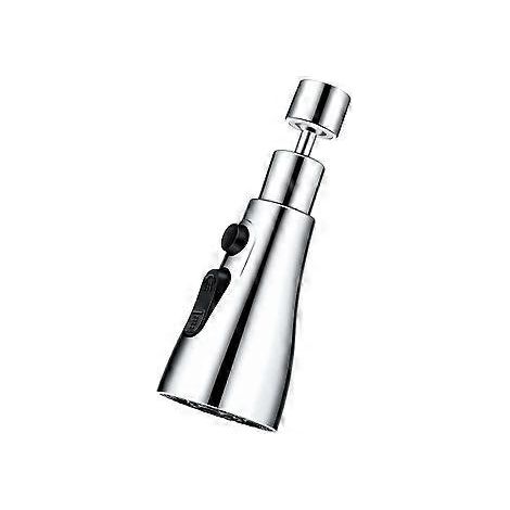 Douchette extractible à 3 fonctions pour robinet de cuisine, aérateur d'évier universel avec technologie anti-éclaboussures pour une installation facile et des réglages d'économie d'eau (1/5)