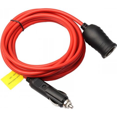 12 v 24 v 10a voiture allume-cigare rallonge 3.6/1.5 m prise style chargeur câble fem prise prise voiture accessoires 3.6 mètre (1/4)