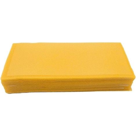 30 alvéoles pour ruches, feuilles de cire d'abeille pour la fabrication de bougies, flocons de cire d'abeille, apiculture - AquaForge