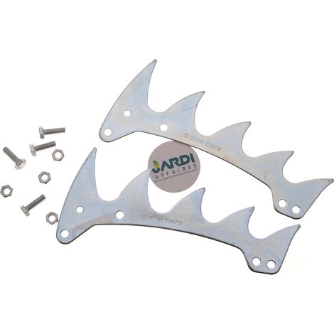 Jardiaffaires – Griffes de tronçonneuse Stihl 070/090 – Remplacement 1106 664 0510 – Montage facile sans modification – Pour coupe précise du bois dur (1/3)